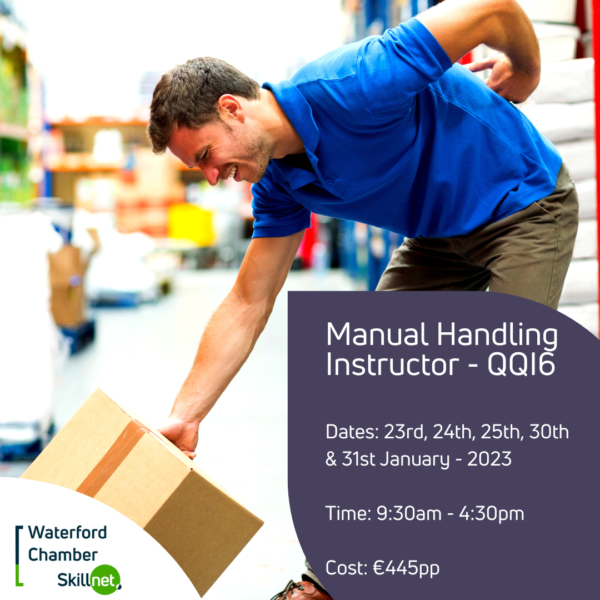 QQI6 Manual Handling Instructor Feature Image
