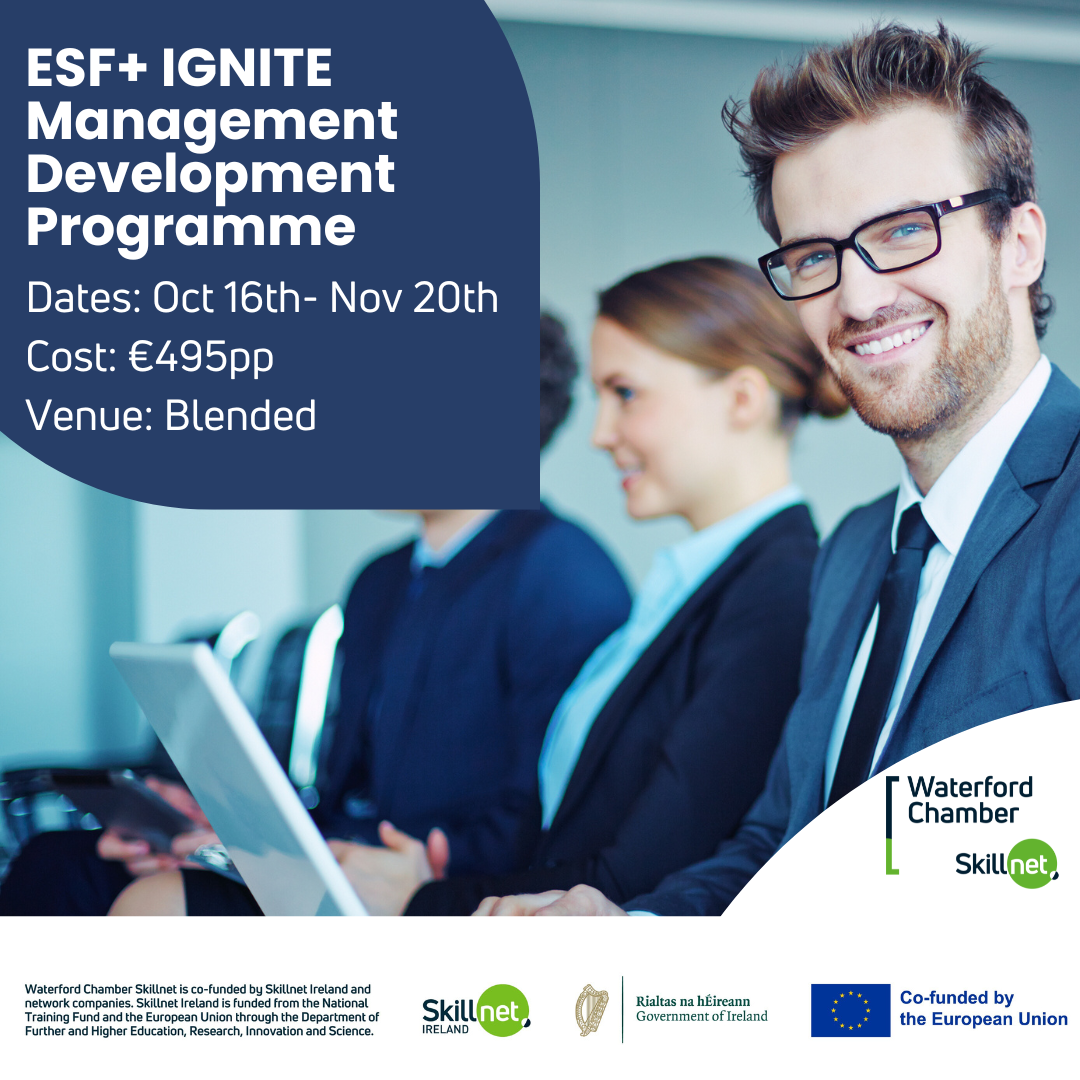ESF+ IGNITE – Management Development Programme - New Dates Starting Oct ...
