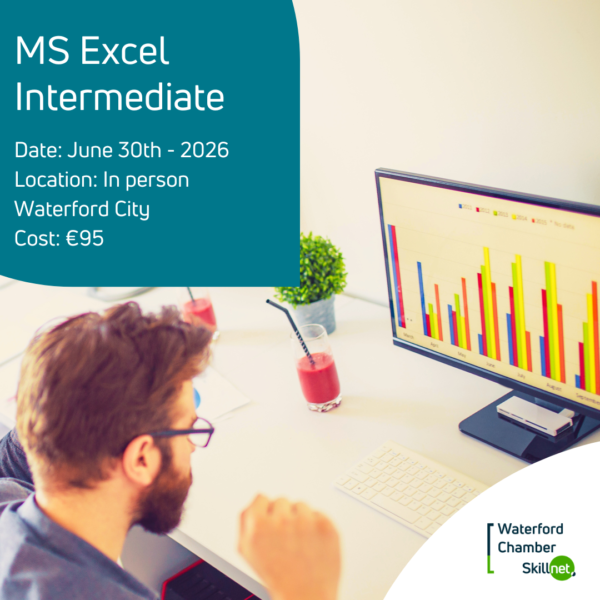 Microsoft Excel - Intermediate (InPerson) Feature Image