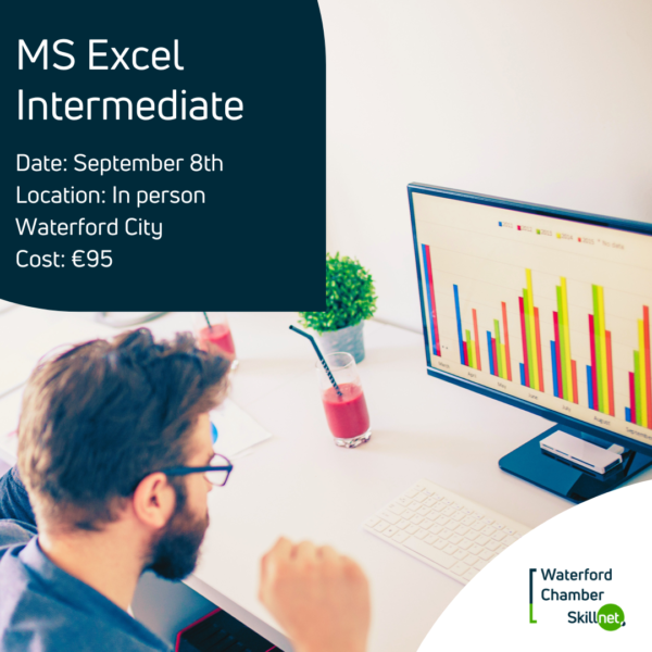 Microsoft Excel - Intermediate (InPerson) Feature Image